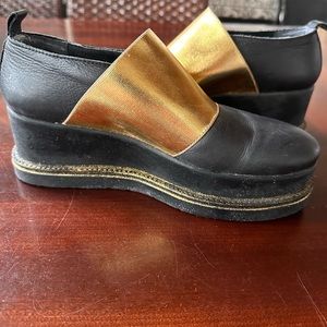 Piampiani Italian Platform Shoes Size 38 US 7